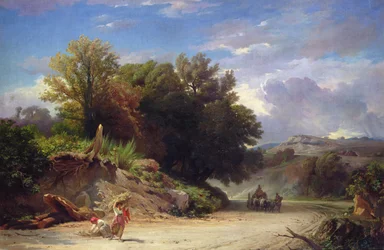 Paysage en périphérie de Rome, 1853